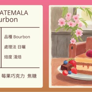 GUATEMALA/薇薇特南果 El Injerto茵赫特莊園 Bourbon 日曬 淺焙